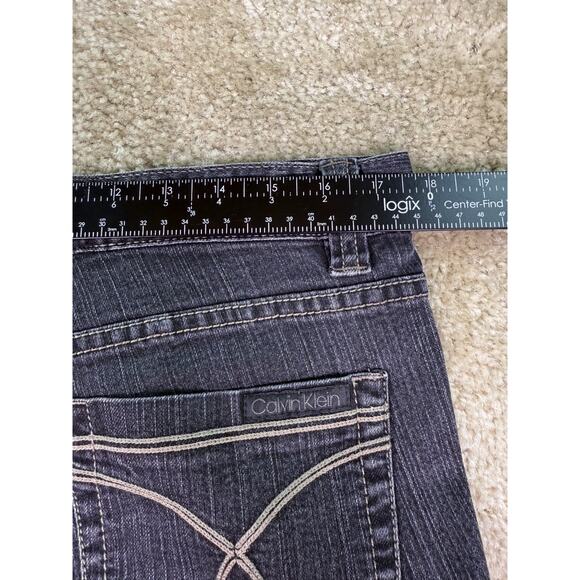 Calvin Klein Women's Mid Rise Skinny Denim Jeans size 31/12 Stretch C550 - Picture 10 of 13